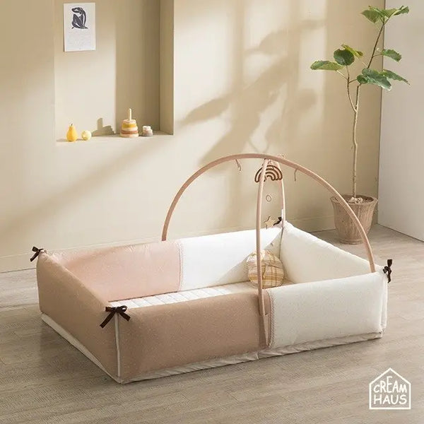 INUA BUMPER BED LATTE BEIGE
