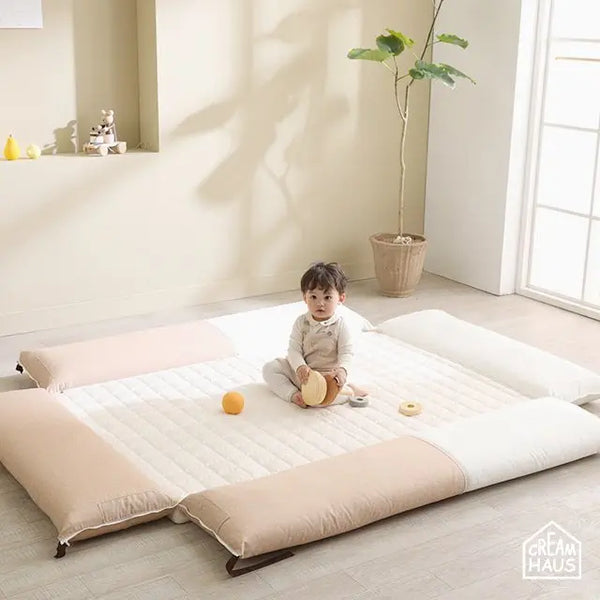 INUA BUMPER BED LATTE BEIGE – Hola Ergo