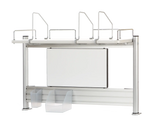 Comfpro Smart-S  Bookshelf with Whiteboard  / Sliver