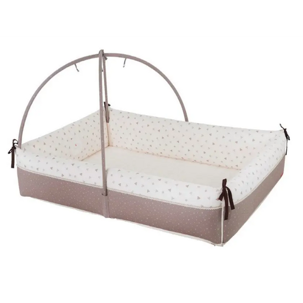 INUA BUMPER BED BASIC MILK BROWN