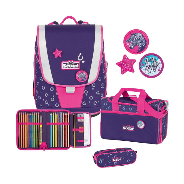 Schulrucksack Scout Ultra Backpack - 4 pcs set Limited Edition Germany