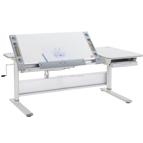 M9 Encore Ergonomic Standing Desk for Kids (White | Grey)