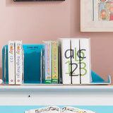 Leather Bookcase (Green/Pink/Blue/Grey/Morandi Blue/Morandi Pink)